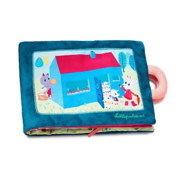 Lilliputiens - Livro têxtil para crianças Cabras bebés marotas