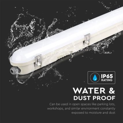 Luminária técnica LED fluorescente com módulo de emergência EMERGENCY LED/36W/230V 6500K 120cm IP65