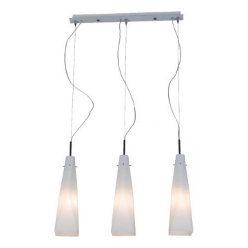 LUXERA 48001 - Candelabro num fio CASSABLANCA 3xE14/60W/230V