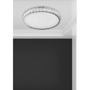 Luxera 62406 - LED křišťálové stropní luz anexada GIRO LED/20W/230V