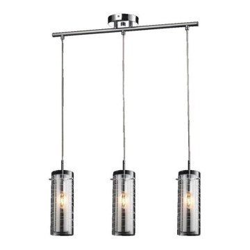 LUXERA 68001 - Candelabro pendente PALMIRA 3xE14/60W/230V