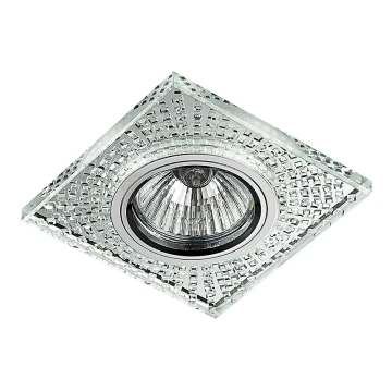 LUXERA 71092 - Luz embutida ELEGANT GLASS FIX GU10/50W/230V