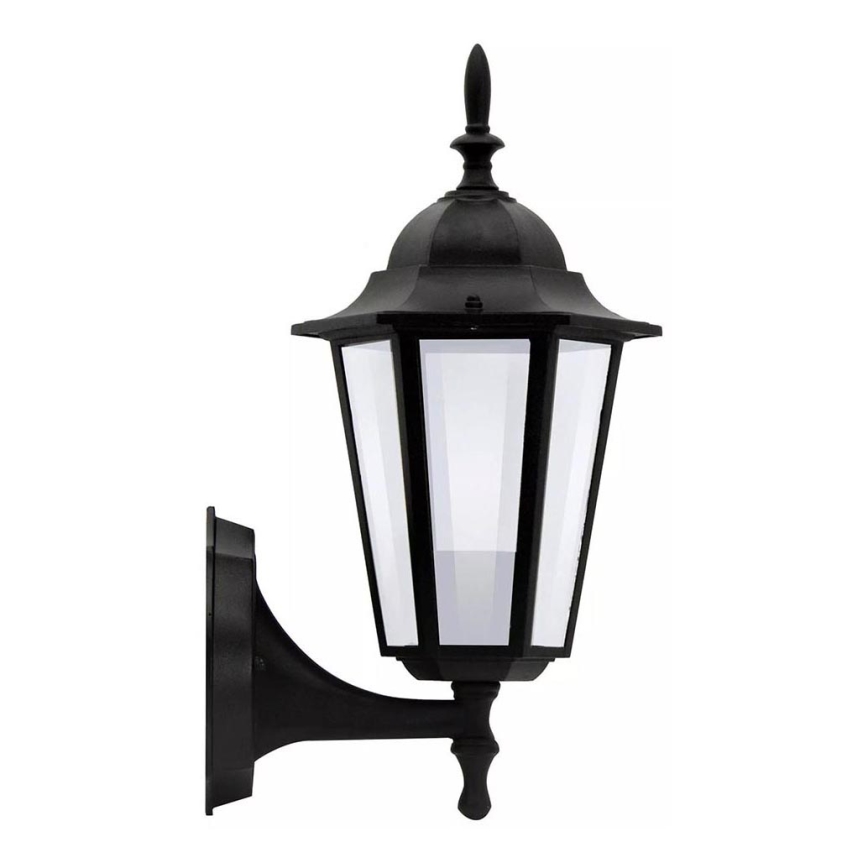 Luz de parede de exterior 1xE27/60W/230V preto antigo