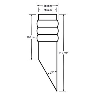 Luz de parede exterior LULA 1xE27/50W/230V IP44