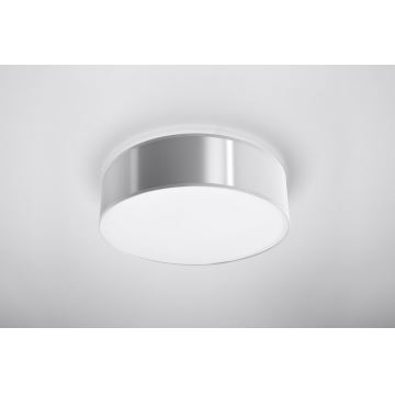 Luz de teto ARENA 35 2xE27/60W/230V cinzento