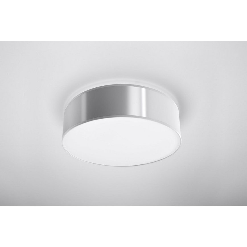 Luz de teto ARENA 35 2xE27/60W/230V cinzento