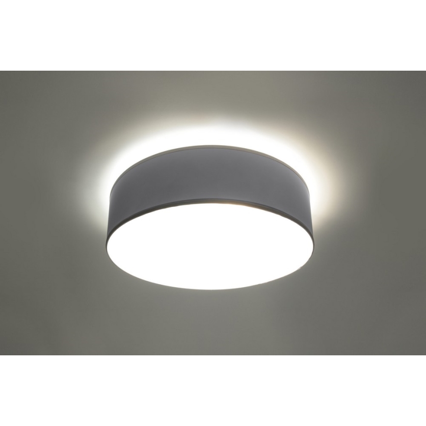 Luz de teto ARENA 35 2xE27/60W/230V cinzento