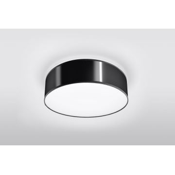 Luz de teto ARENA 35 2xE27/60W/230V preto antigo