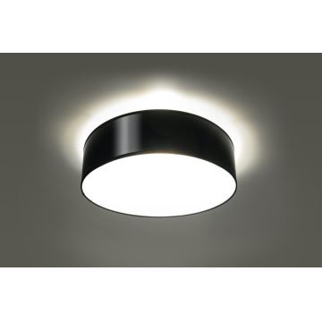 Luz de teto ARENA 35 2xE27/60W/230V preto antigo