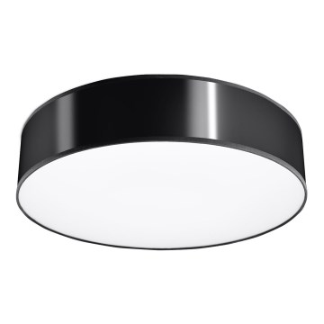 Luz de teto ARENA 45 3xE27/60W/230V preto antigo