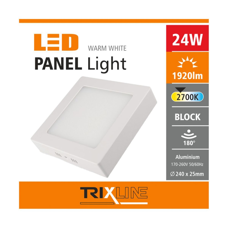 Luz de teto LED LED/24W/230V 2700K