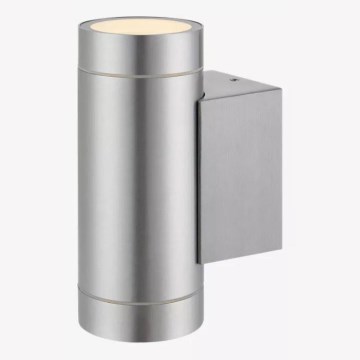 Markslöjd 107917 - Luz de parede de exterior PIPE 2xGU10/35W/230V IP44