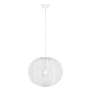 Markslöjd 108792 - Candeeiro suspenso FORENCE 1xE27/40W/230V diâmetro 50 cm branco