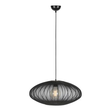 Markslöjd 108793 - Candeeiro suspenso FORENCE 1xE27/40W/230V diâmetro 60 cm preto