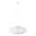 Markslöjd 108794 - Candeeiro suspenso FORENCE 1xE27/40W/230V diâmetro 60 cm branco