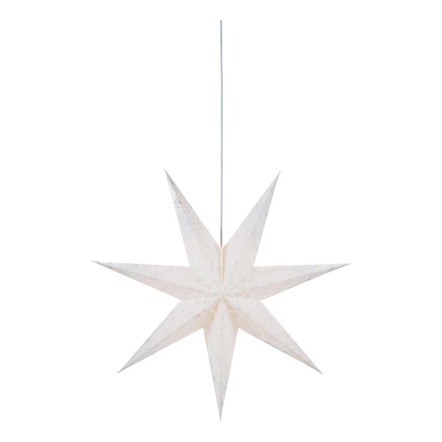 Markslöjd 700115 - Decoração de Natal ARATORP 1xE14/25W/230V 75 cm branco