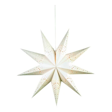 Markslöjd 700320 - Decoração de Natal SOLVALLA 1xE14/25W/230V branco 75 cm