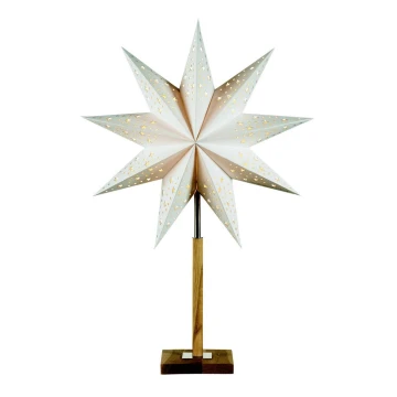 Markslöjd 700323 - Decoração de Natal SOLVALLA 1xE14/25W/230V branco 65 cm