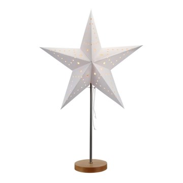 Markslöjd 700688 - Decoração de Natal MIKKE 1xE14/25W/230V branco 64 cm