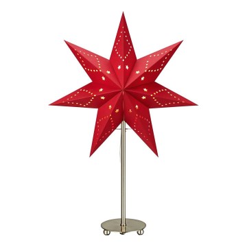 Markslöjd 705544 - Decoração de Natal SATURNUS 1xE14/25W/230V 35 cm vermelho