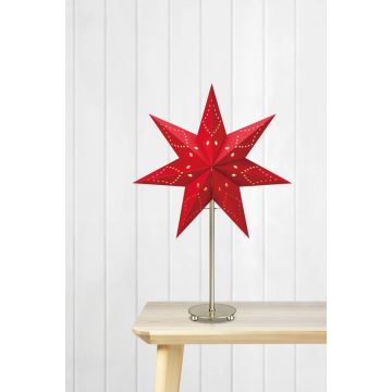 Markslöjd 705544 - Decoração de Natal SATURNUS 1xE14/25W/230V 35 cm vermelho