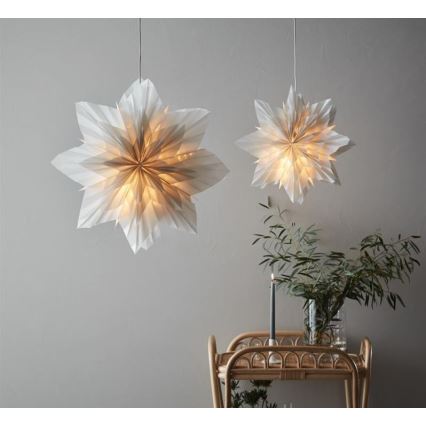 Markslöjd 705835 - Decoração de Natal NEELA 1xE14/25W/230V diâmetro 60 cm cinzento