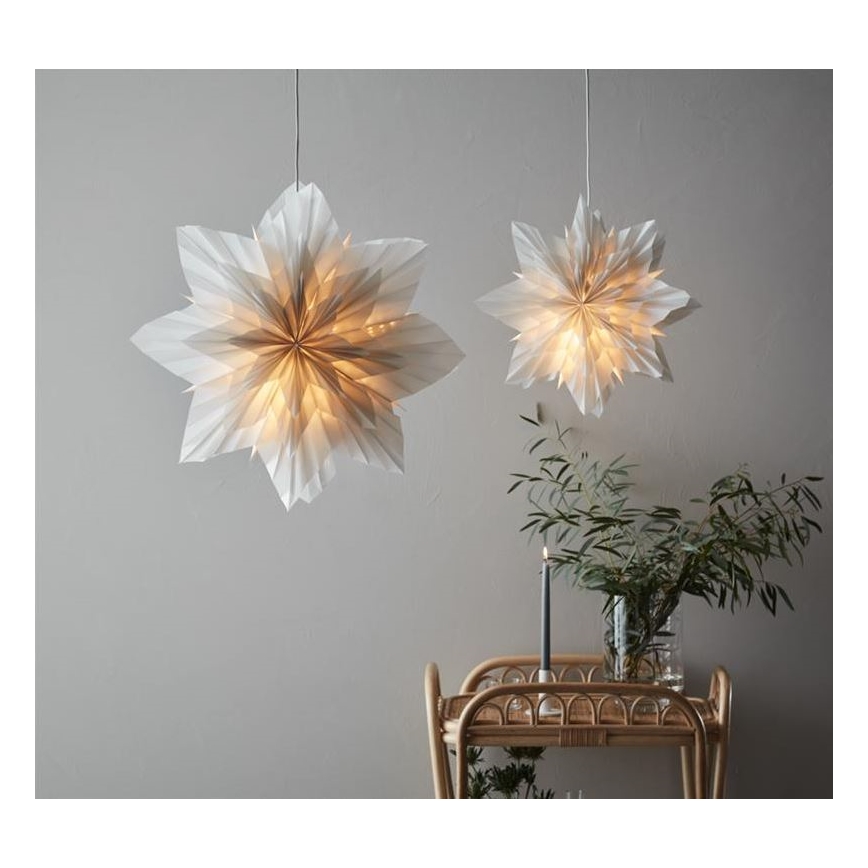 Markslöjd 705835 - Decoração de Natal NEELA 1xE14/25W/230V diâmetro 60 cm cinzento