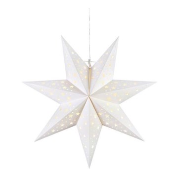 Markslöjd 705897 - Decoração de Natal LED BLANK LED/0,4W/3xAA diâmetro 45 cm branco