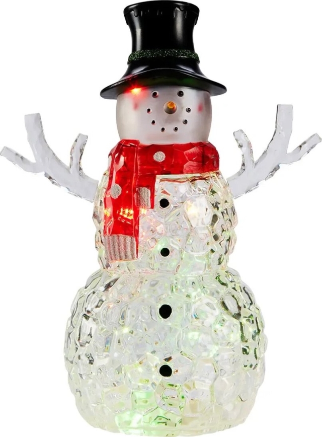 Markslöjd 706044 - Decoração de Natal LED FRANS LED/0,06W/3xAAA Boneco de Neve