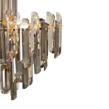 Maytoni DIA200PL-06G - Candelabro suspenso FLARE 6xE14/40W/230V