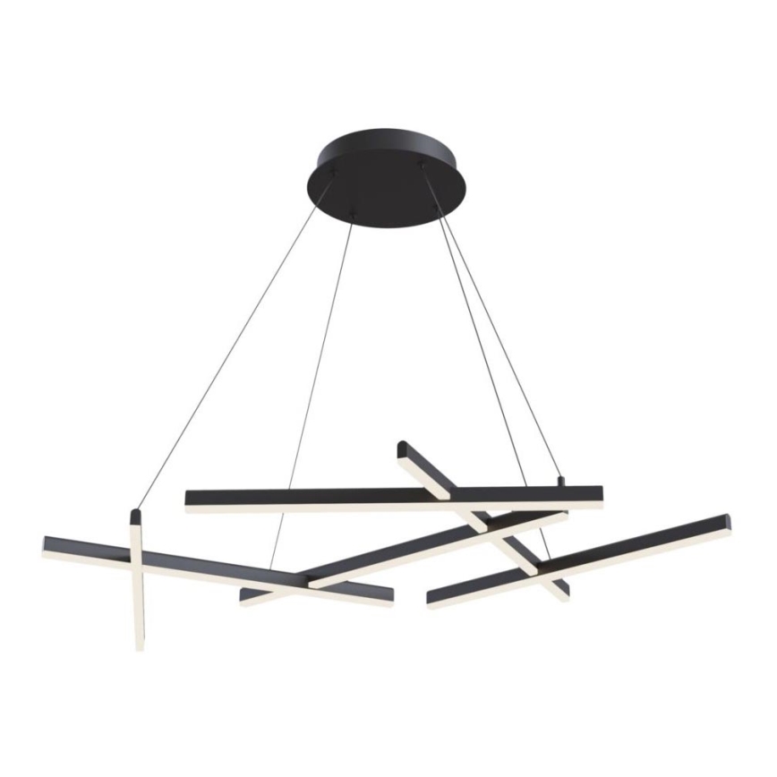 Maytoni MOD016PL-L75B - Candelabro suspenso LED LINE LED/79W/230V preto