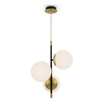 Maytoni MOD048PL-03G - Candelabro suspenso NOSTALGIA 3xE14/40W/230V