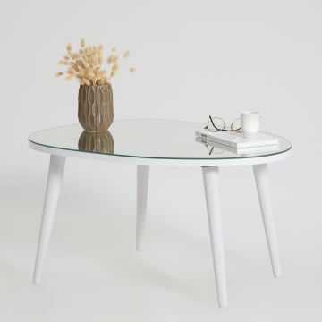 Mesa de centro GUSTO 38x75 cm branco