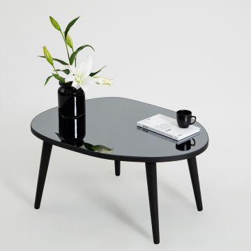 Mesa de centro GUSTO 38x75 cm preto