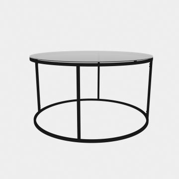 Mesa de centro STARTIS 80x45 cm preto