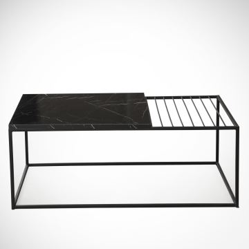 Mesa de centro ZINUS 43x95 cm preto