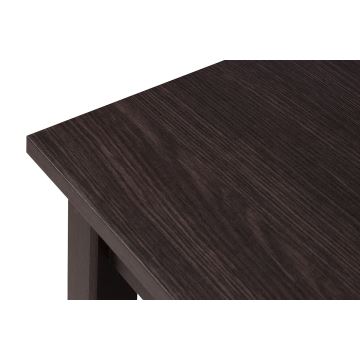 Mesa de refeições EVENI 76x60 cm faia/wenge