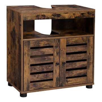 Móvel de casa de banho RENE castanho