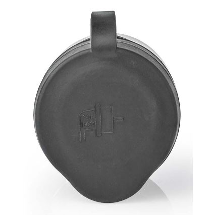 Tomada inteligente 3680W/230V/Schuko Tipo F/16A Wi-Fi IP44 preta