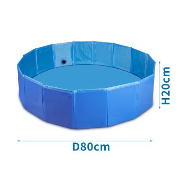 Nobleza - Piscina dobrável para cães diâmetro 0,8 m