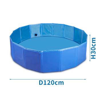 Nobleza - Piscina dobrável para cães diâmetro 1,2 m