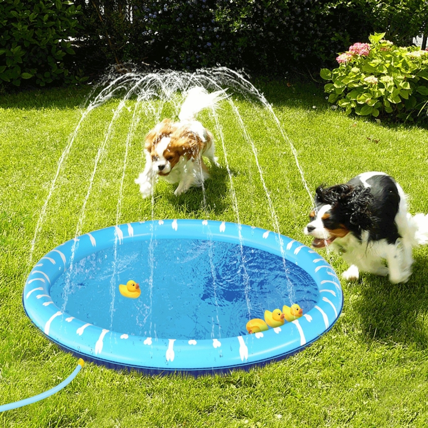 Nobleza - Piscina para cães com fonte de água diâmetro 1m