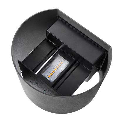 Nordlux - Aplique de parede LED para exterior MILDA LED/4,9W/230V IP44 antracite