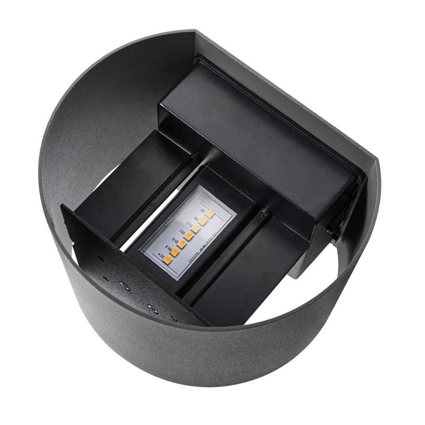 Nordlux - Aplique de parede LED para exterior MILDA LED/4,9W/230V IP44 antracite