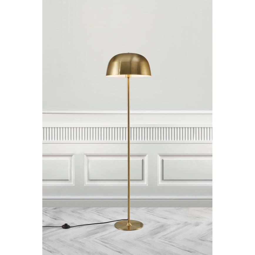 Nordlux - Candeeiro de chão CERA 1xE27/60W/230V dourado