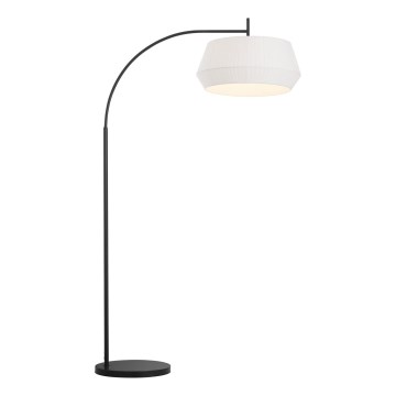 Nordlux - Candeeiro de chão DICTE 1xE27/60W/230V preto/branco