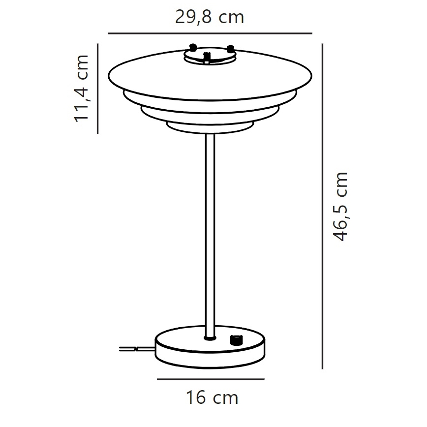 Nordlux - Candeeiro de mesa BRETAGNE 1xG9/25W/230V branco