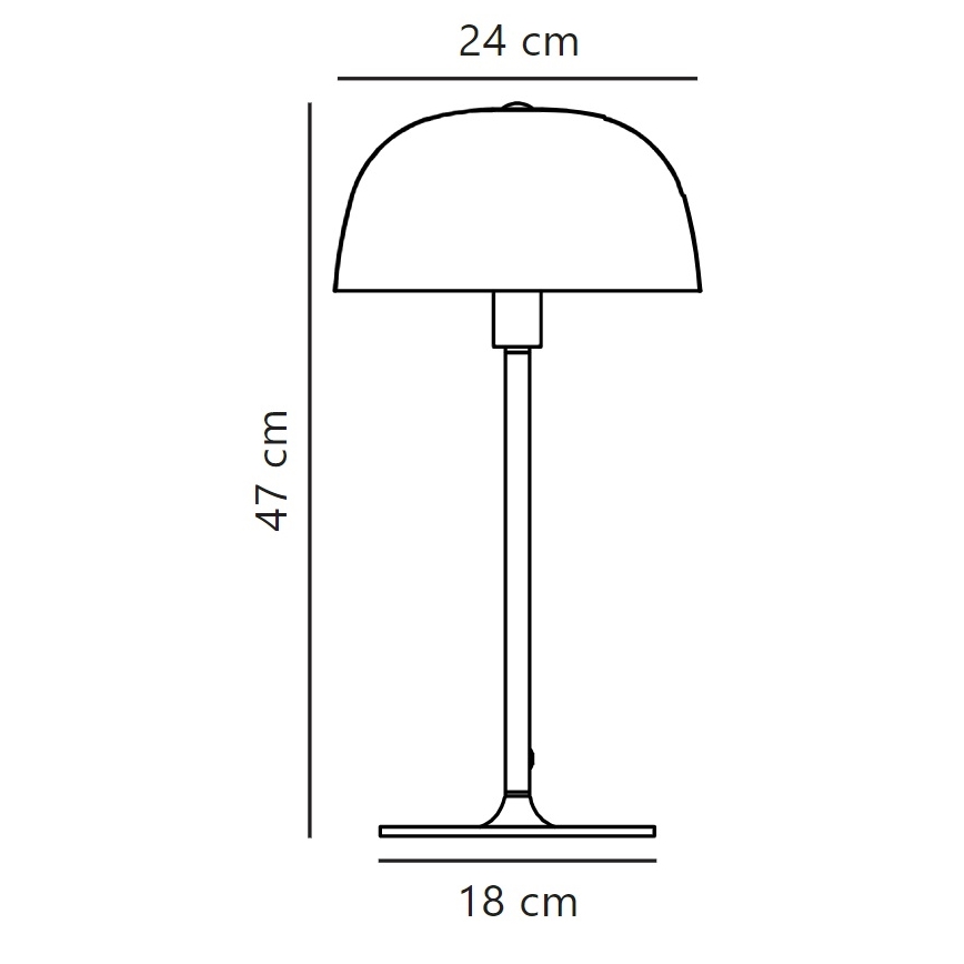 Nordlux - Candeeiro de mesa CERA 1xE14/40W/230V dourado