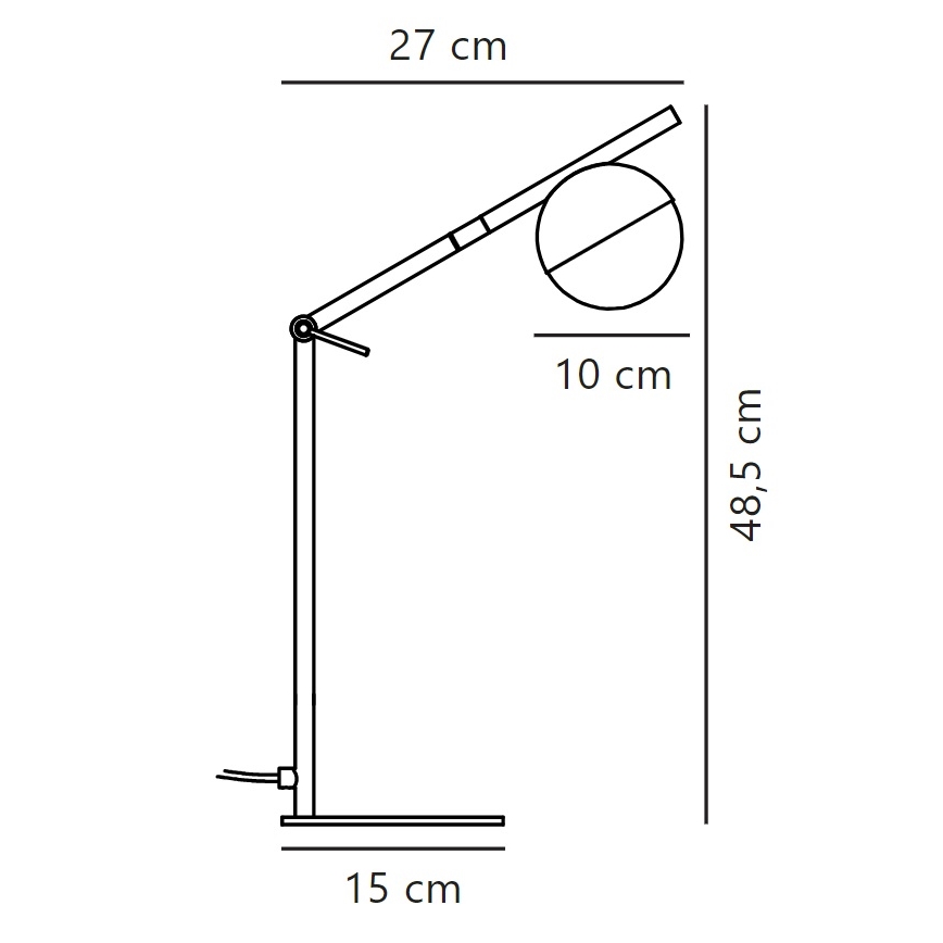 Nordlux - Candeeiro de mesa CONTINA 1xG9/5W/230V latão