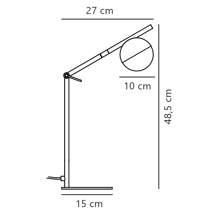 Nordlux - Candeeiro de mesa CONTINA 1xG9/5W/230V preto